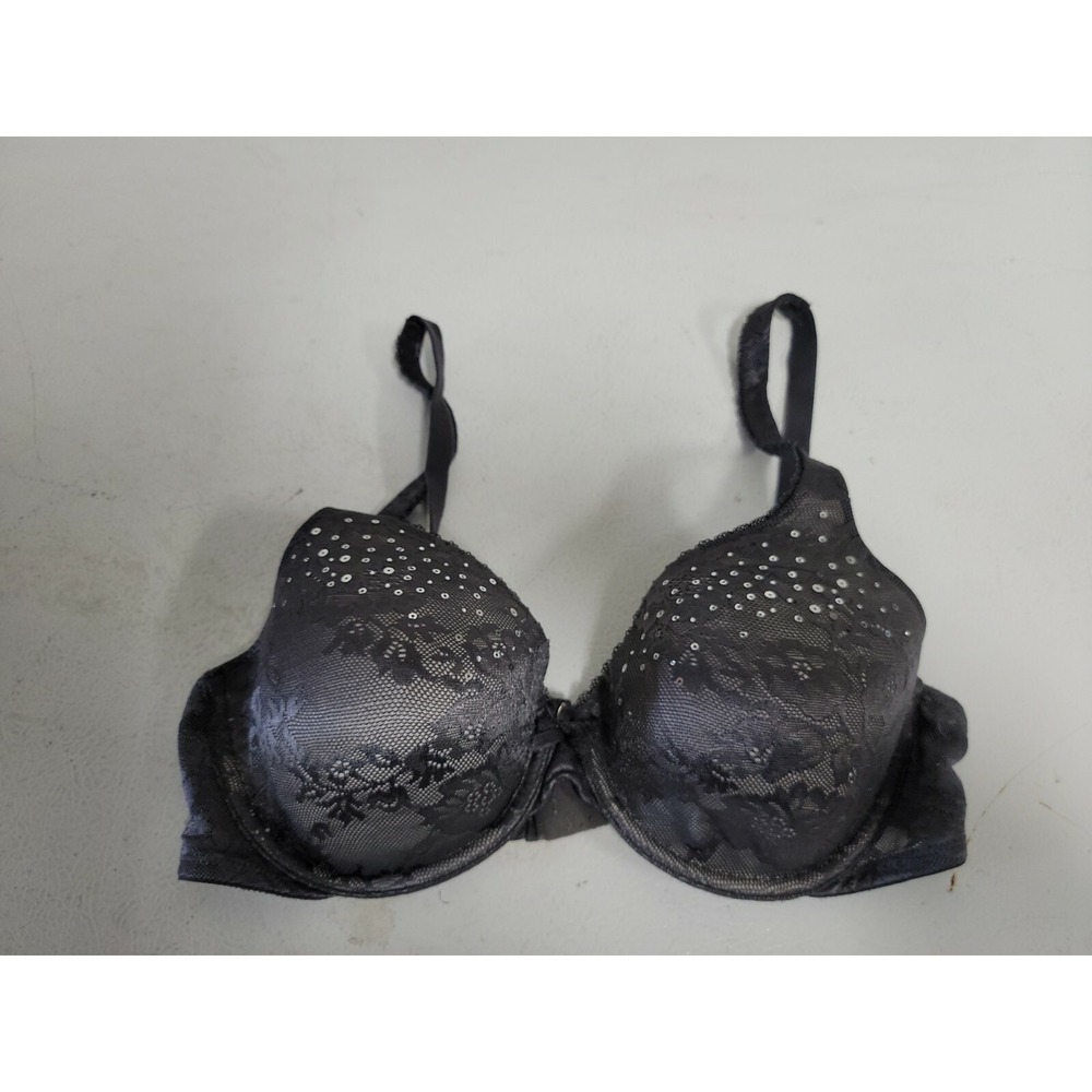 Victoria Secret Bra lace Gray Sz 34D